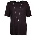 Womens Black Necklace Detail Top 15419 by Replay from Hurleys