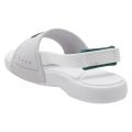 Infant White/Green L.30 Croc Slides (3-9) 55723 by Lacoste from Hurleys