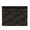 Mens Black Multi Logo Card Holder 22384 by Emporio Armani from Hurleys