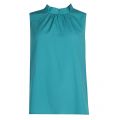 Womens Teal Blast Crepe Light Pleat Vest Top 30473 by French Connection from Hurleys