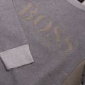 Casual Mens Light Grey Wenga Crew Sweat Top 32114 by BOSS from Hurleys