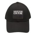 Mens Black Branded Patch Cap 43700 by Versace Jeans Couture from Hurleys