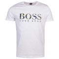 Casual Mens White Tauno 7 S/s T Shirt 22023 by BOSS from Hurleys