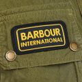 Mens Green Military Summer Wash A7 Jacket 83927 by Barbour International from Hurleys