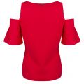 Womens True Red Off Shoulder Top 20297 by Michael Kors from Hurleys