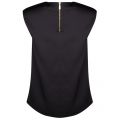 Womens Black Camble Pearl Neck Top 22718 by Ted Baker from Hurleys