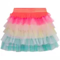 Girls Multicolour Rainbow Net Skirt 104526 by Billieblush from Hurleys