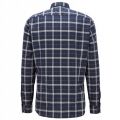 Athleisure Mens Navy Bise_R Check L/s Shirt 34406 by BOSS from Hurleys