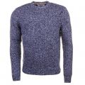 Mens Dark Sapphire Twisted Yarn Crew Knitted Jumper 61629 by Original Penguin from Hurleys