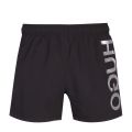 Mens Black Saba Branded Swim Shorts 51846 by HUGO from Hurleys