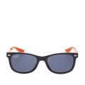 Junior Top Blue On Orange RJ9052S Wayfarer Sunglasses 49524 by Ray-Ban from Hurleys