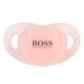 Baby Pink Branded Dummy 65259 by BOSS from Hurleys