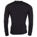 Mens Blue Small Logo Crew Knitted Jumper 69657 by Armani Jeans from Hurleys