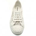 Womens White 2750 Macramew Lace Trainers 42270 by Superga from Hurleys