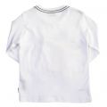 Boys White Mint L/s Tee Shirt 61914 by Paul Smith Junior from Hurleys