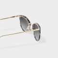 Womens Grey Tortoiseshell Santorini Sunglasses