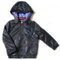 Boys Navy Branded Hooded Jacket 37355 by BOSS from Hurleys