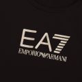 Womens Black Shiny Logo S/s T Shirt 82166 by EA7 from Hurleys