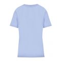 Womens Light Blue Flowers Logo S/s T Shirt 50103 by PS Paul Smith from Hurleys