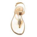 Womens Rose Gold MK Plate Metallic Sandals 8399 by Michael Kors from Hurleys