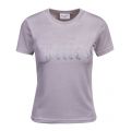 Womens Quiet Grey Taylor Velour S/s T Shirt 94441 by Juicy Couture from Hurleys