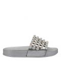 Girls Silver Vittoria Slides (28-39) 42054 by Lelli Kelly from Hurleys