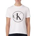 Womens Bright White Circle Logo S/s T Shirt 79702 by Calvin Klein from Hurleys