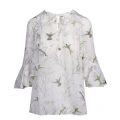 Womens White Lassii Fortune Neck Tie Blouse 37492 by Ted Baker from Hurleys