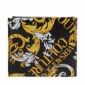 Mens Black Baroque Detail Coin Bifold Wallet 74330 by Versace Jeans Couture from Hurleys