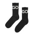 Mens Black 2 Pack Rib Iconic Socks 109925 by HUGO from Hurleys