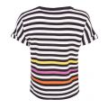 Womens Multi Stripe S/s Knitted Top 20059 by PS Paul Smith from Hurleys