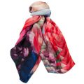 Womens Pale Blue Hira Focus Bouquet Silk Scarf & Cape 60781 by Ted Baker from Hurleys