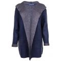 Womens Nocturnal & Charcoal Double Sided Vhari Cardigan