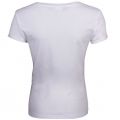 Womens Optical White Jewel Logo S/s T Shirt 17919 by Love Moschino from Hurleys