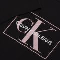 Womens Black Outline Monogram Slim S/s T Shirt 28905 by Calvin Klein from Hurleys