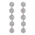 Womens Silver & Crystal Rizza Drop Earrings 66795 by Ted Baker from Hurleys