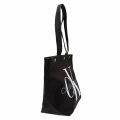Womens Black Canvas Monogram Tote Bag 39002 by Calvin Klein from Hurleys