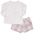 Baby Grey Plaid Shorts Set 12716 by Mayoral from Hurleys