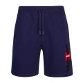 Mens Dark Blue Dilson Sweat Shorts 88499 by HUGO from Hurleys