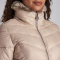Womens Oyster Nurburg Quilted Jacket 46657 by Barbour International from Hurleys