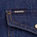 Mens Blue New-Sonora-E L/s Shirt 10586 by Diesel from Hurleys