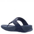 Womens Navy Lulu Popstud Toe-Post Sandals 23836 by FitFlop from Hurleys