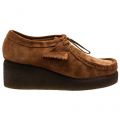 Womens Cola Suede Peggy Bee 62852 by Clarks Originals from Hurleys