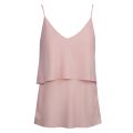Womens Rose Smoke Vipetra Layered Cami Top 41562 by Vila from Hurleys
