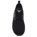 Mens Black New Minimal Running Trainers 20421 by EA7 from Hurleys