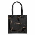 Womens Black Orricon Shooting Star Small Icon Bag 50659 by Ted Baker from Hurleys
