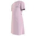 Girls Sweetest Pink Silver Logo Jersey Dress 109451 by Calvin Klein from Hurleys