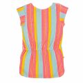 Girls Pink Multi Glitter Stripe Beach Dress 36601 by Billieblush from Hurleys