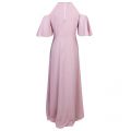 Womens Dusky Pink Dulciee Cold Shoulder Maxi Dress 22757 by Ted Baker from Hurleys