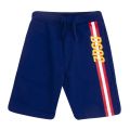 Boys Blue Racing Stripe Sweat Shorts 81844 by Dsquared2 from Hurleys